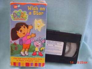 Dora the Explorer WISH ON A STAR vhs 097368746732  