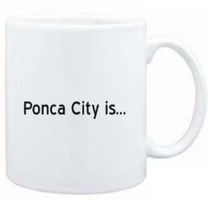  Mug White  Ponca City IS  Usa Cities