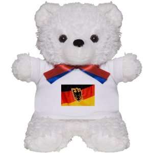  Teddy Bear White German Flag Waving 