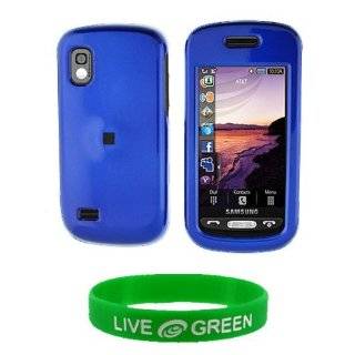 Dark Blue Snap On Hard Case for Samsung Solstice A887 Phone, AT&T by 
