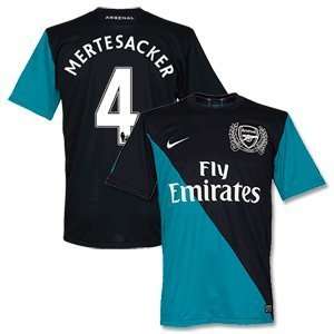  11 12 Arsenal Away Jersey + Mertersacker 4 Sports 