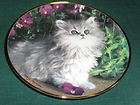 Sitting Pretty by Nancy Matthews Cat Collector Plate  