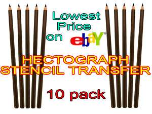 HECTOGRAPH Stencil Flash Transfer Pencil LOWEST PRICE  
