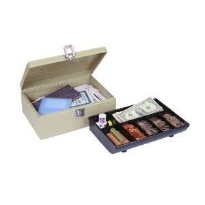  Locking Latch Cash Box with Removable Tray Office 