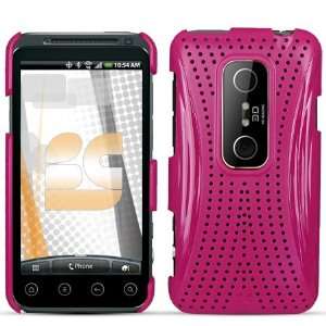  BW Back Cover for Sprint HTC EVO 3D  Pink Electronics