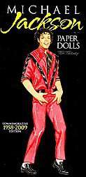 Michael Jackson Paper Dolls Commemorative Edition 1958 2009 by Tom 