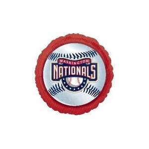 18 MLB Washington Nationals Baseball   Mylar Balloon Foil 