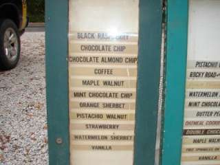 Vintage 2 Wooden Ice Cream Signs Menu List Board  
