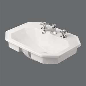  Duravit 047658 00 30 1 Basin Self Rimming Bathroom Sink 