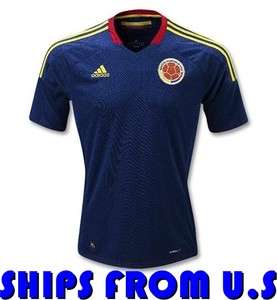 NEW Colombia Soccer Jersey Away 2011 2012 1 3 Days Delivery Size S M 