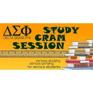    3x6 Vinyl Banner   Fraternity Study Sessions 