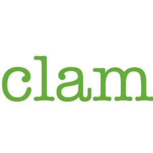  clam Giant Word Wall Sticker
