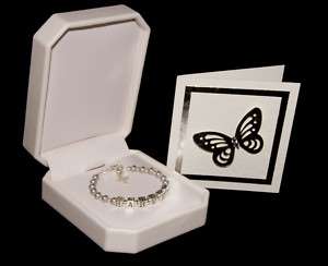 Boys GODSON Personalised CHRISTENING Name Bracelet Gift  