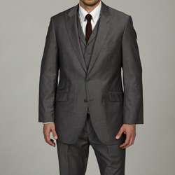 English Laundry Mens Vested Grey 2 button Suit  