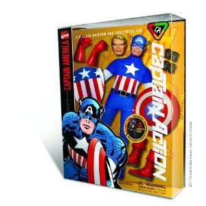 Round 2 Captain Action Deluxe Captain America Costume Set  Toys 