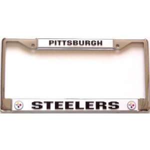  Pittsburgh Steelers Chrome Frame Automotive