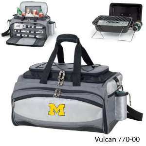 University of Michigan Embroidery Vulcan Insulated cooler tote w/3 pc 