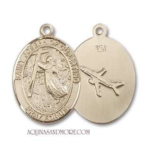  St. Joseph of Cupertino Medium 14kt Gold Medal Jewelry