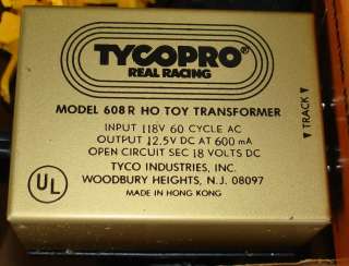 Tyco Tycopro Road & Rail HO Slot Car Racing Electric Toy Transformer