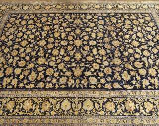 8x11 Handmade Wool Carpet Antique Persian Isfahan Rug  