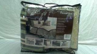 Victoria Classics Alexandria 8 Piece King Comforter Set, Sage  