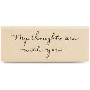    Thoughts are With You   Rubber Stamps Arts, Crafts & Sewing