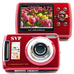  NEW CyberSnap901 Red 9.0 MP High Resolution Full Motion 