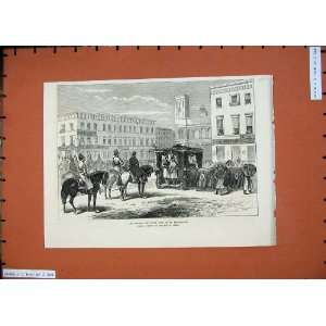   1874 Funeral Count Berg St Petersburg Horse Carriage