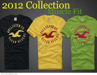 2012 Hollister by Abercrombie Mens T SHIRT arrow point TOP shirt NEW 