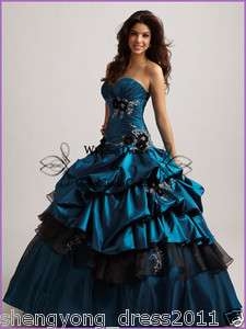 New 2012 Quinceanera Wedding dress Bridal Bridesmaid Gown/Prom Evening 