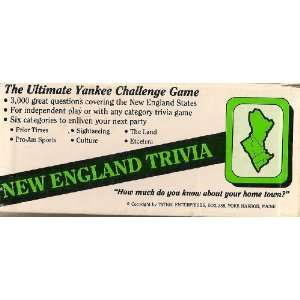   New England Trivia Card Game 3,000 Questions & Answers Toys & Games