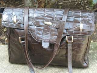 Clifford & Wills Used Brown Leather Handbag Tote Bag  