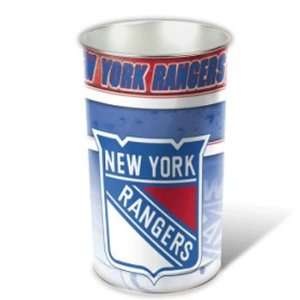  New York Rangers 15 Inch Waste Basket
