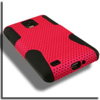   Protector for Samsung Infuse 4G G LCD Cover Skin Holster Black Pink