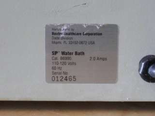Baxter Scientific Products Water bath B6990  