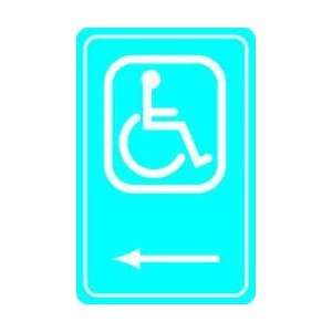 Handicapped Symbol,eg,grn/wht,al,18x12   BRADY  Industrial 