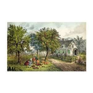   Currier and Ives   American Homestead; Autumn Giclee