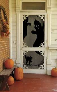 Heritage Lace Halloween Ghost Scenic Window Door Panel  