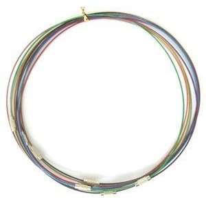   Steel Wire Bracelet Cord, with Alloy Clasp  1mm   DIY Jewelry Making