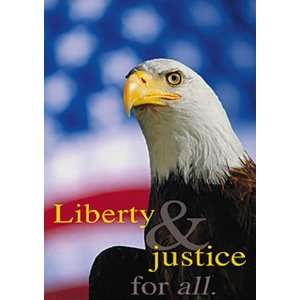  16 Pack TREND ENTERPRISES INC. POSTER LIBERTY & JUSTICE FOR ALL 
