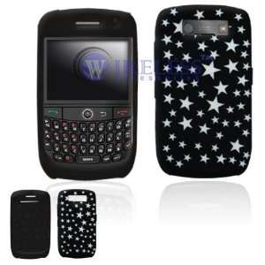   Black Stars Laser Cut Silicon Skin Case Cell Phones & Accessories