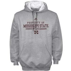  adidas Mississippi State Bulldogs Ash Property Of Hoody 