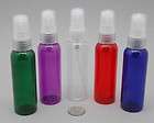 10 refillable PET COLOR Plastic Travel Atomizers Spray Bottles 2oz 2 