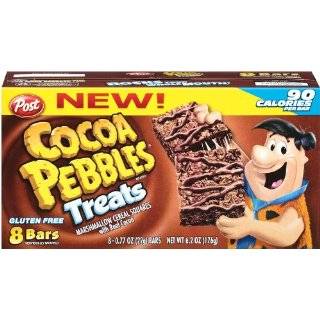 Post Pebbles Cocoa Pebbles Treats, 8 Count (Pack of 8)