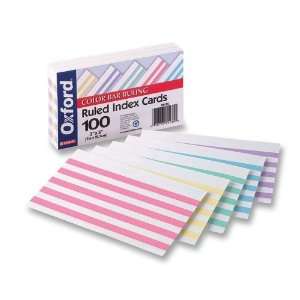  05135   Color Bar Ruling Index Cards