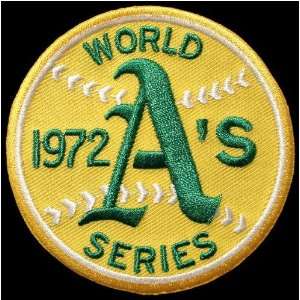 MLB Logo Patch   1972 World Series Oakland As  Sports 