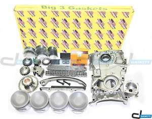 91 94 Nissan 240SX 2.4 dohc Overhaul Engine Kit KA24DE  