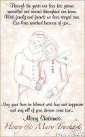 Custom Christmas Santa and Mrs. Claus Greeting Cards  