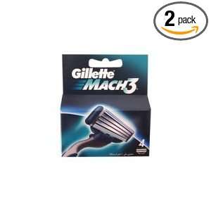  Gillette Mach 3 Razors * 4 ~ 4 Packs . 16 Total Refills 