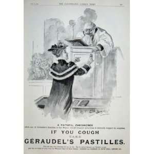   Pastilles For Vicar During Sermonin Church 